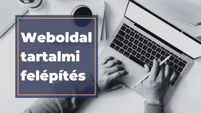 weboldal tartalom felépítés